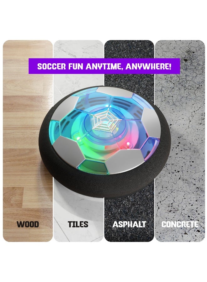 Halamodo كرة كرة سلة مضيئة تتحرك بالكهرباء، مع إضاءة وموسيقى، لعبة كرة قدم للمنزل والخارج، تدريب التفاعل بين الوالدين والأطفال، تدريب التنسيق بين اليد والعين، هدية عيد ميلاد ببراعة تكنولوجية للفتيان والبنات والبالغين، قطرها 18 سم - Image 4